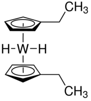 Bis(ethylcyclopentadienyl)tungsten dihydride Chemical Structure